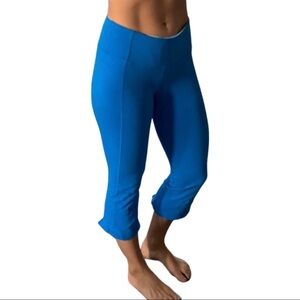 Blue Lululemon Crops